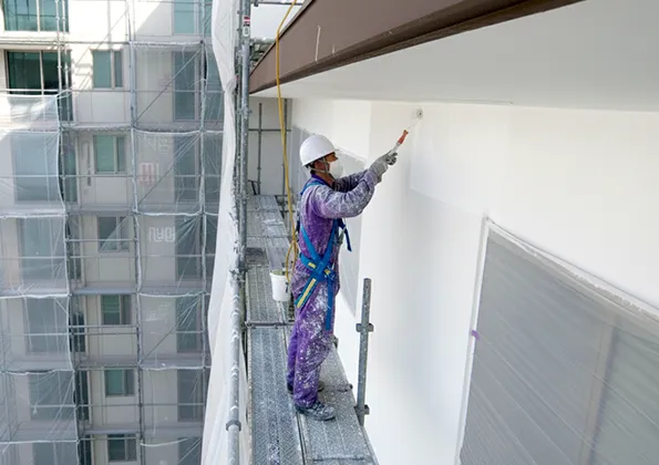 集合住宅の塗装